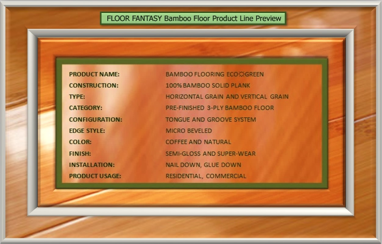 Floor Fantasy Bamboo Flooring Product Preview