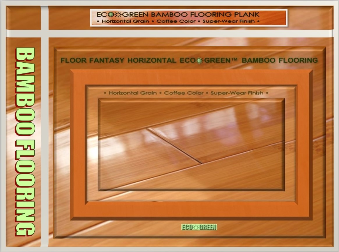 Floor Fantasy Bamboo Flooring Product Preview - Horizontal, Coffee, Super-Wear