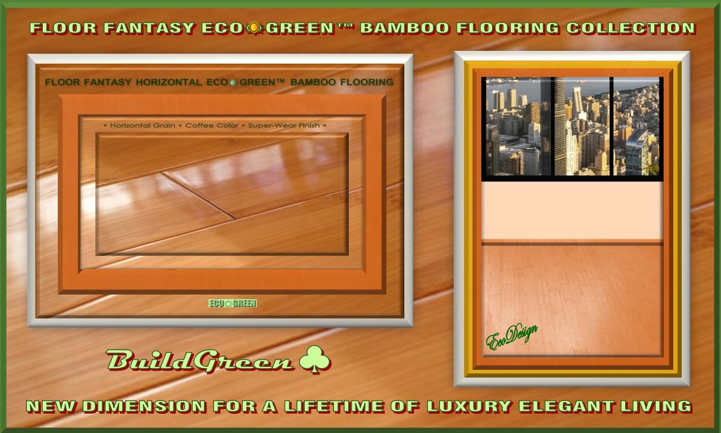 Floor Fantasy Bamboo Flooring Product Preview - Horizontal, Coffee, Super-Wear