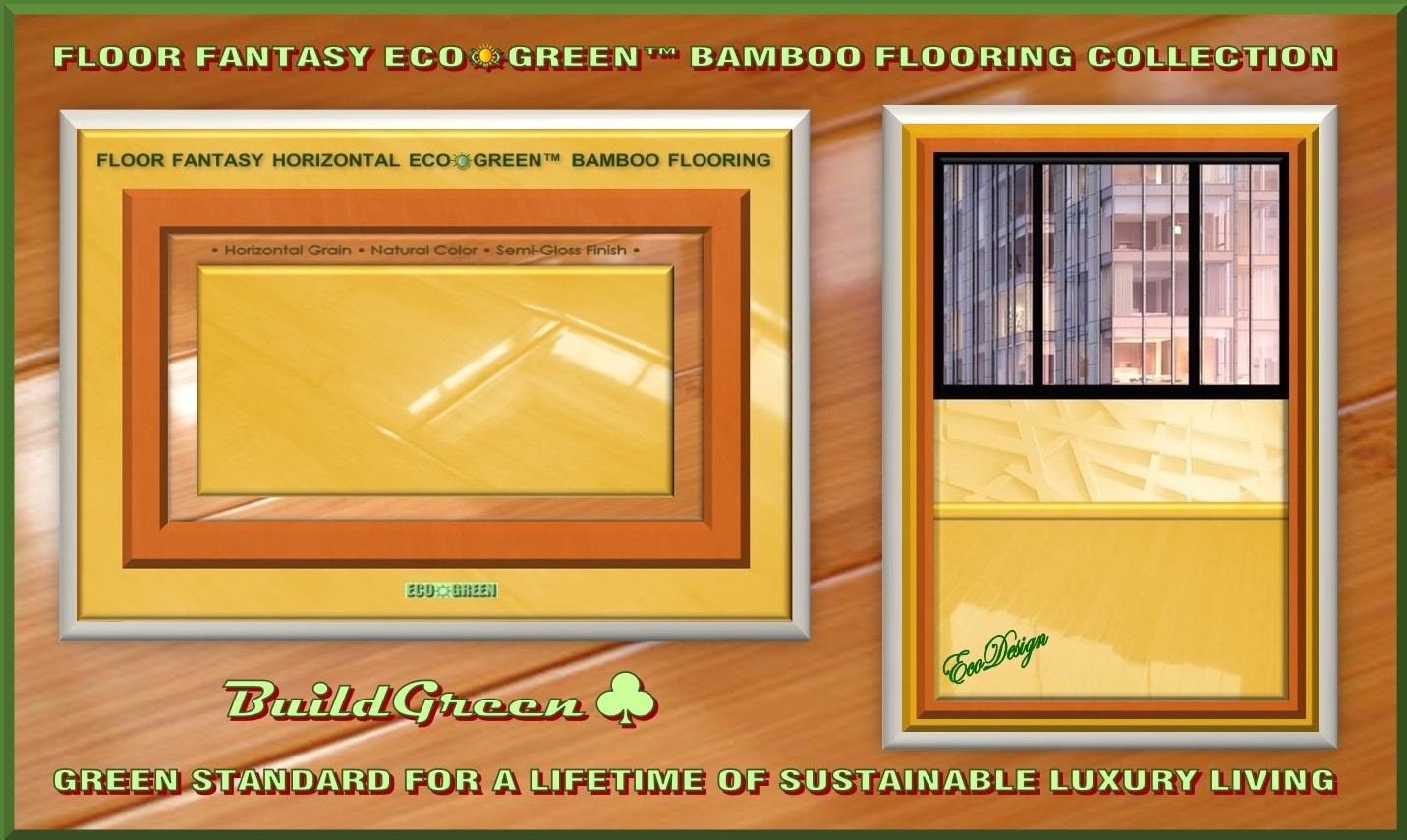 Floor Fantasy Bamboo Flooring Product Preview - Horizontal, Natural, Semi-Gloss