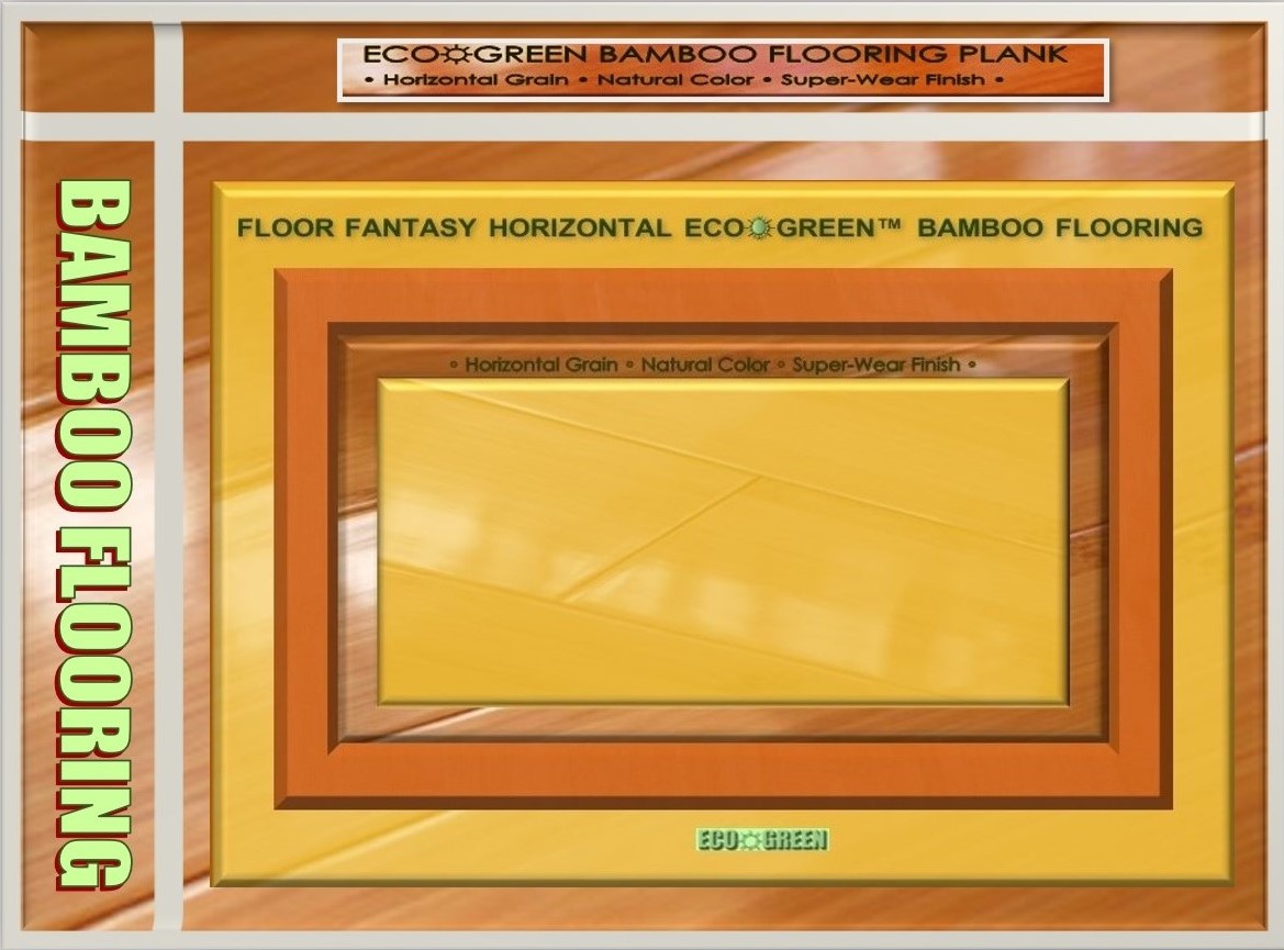 Floor Fantasy Bamboo Flooring Product Preview - Horizontal, Natural, Super-Wear
