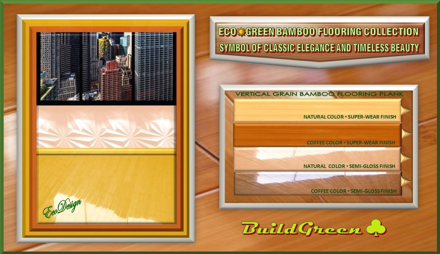 Floor Fantasy Bamboo Flooring Product Preview - Vertical, Natural, Semi-Gloss