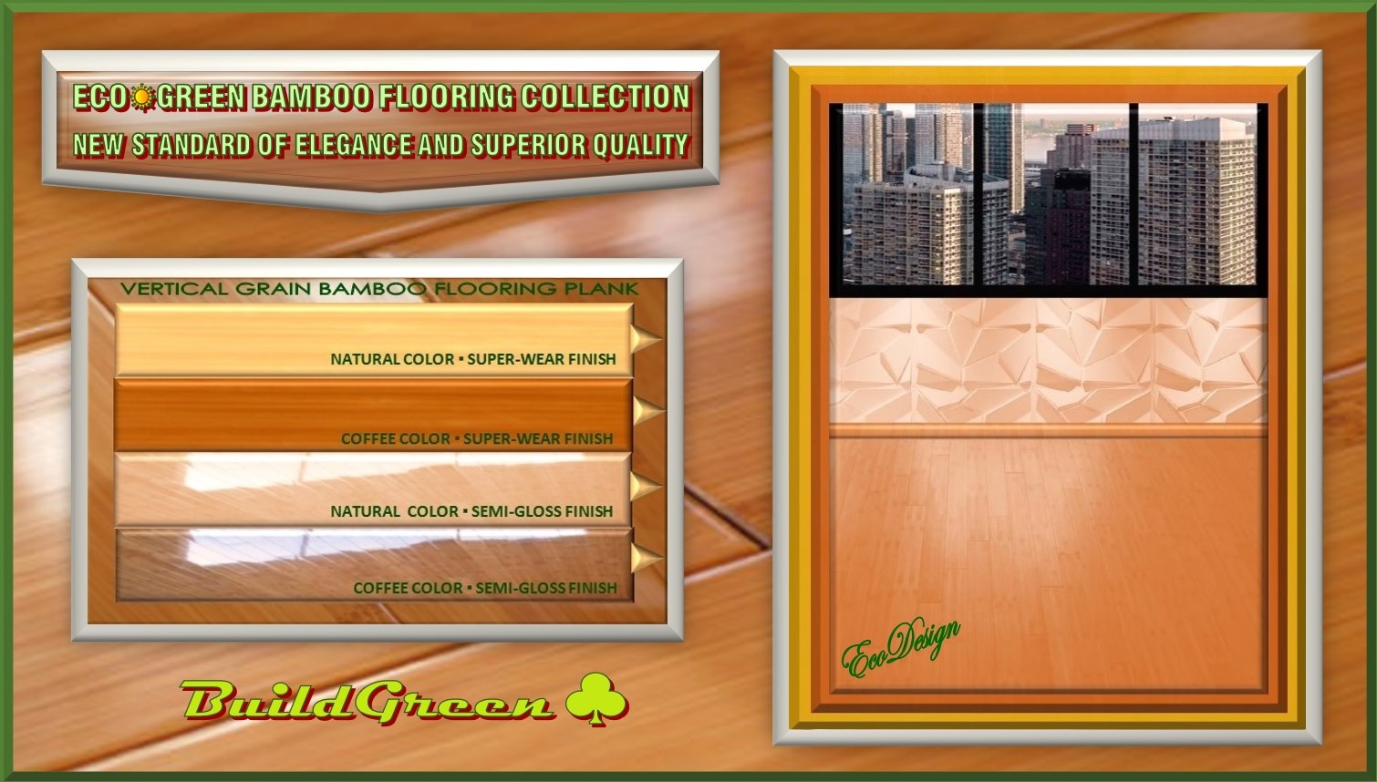 Floor Fantasy Bamboo Flooring Product Preview - Vertical, Coffee, Super-Wear