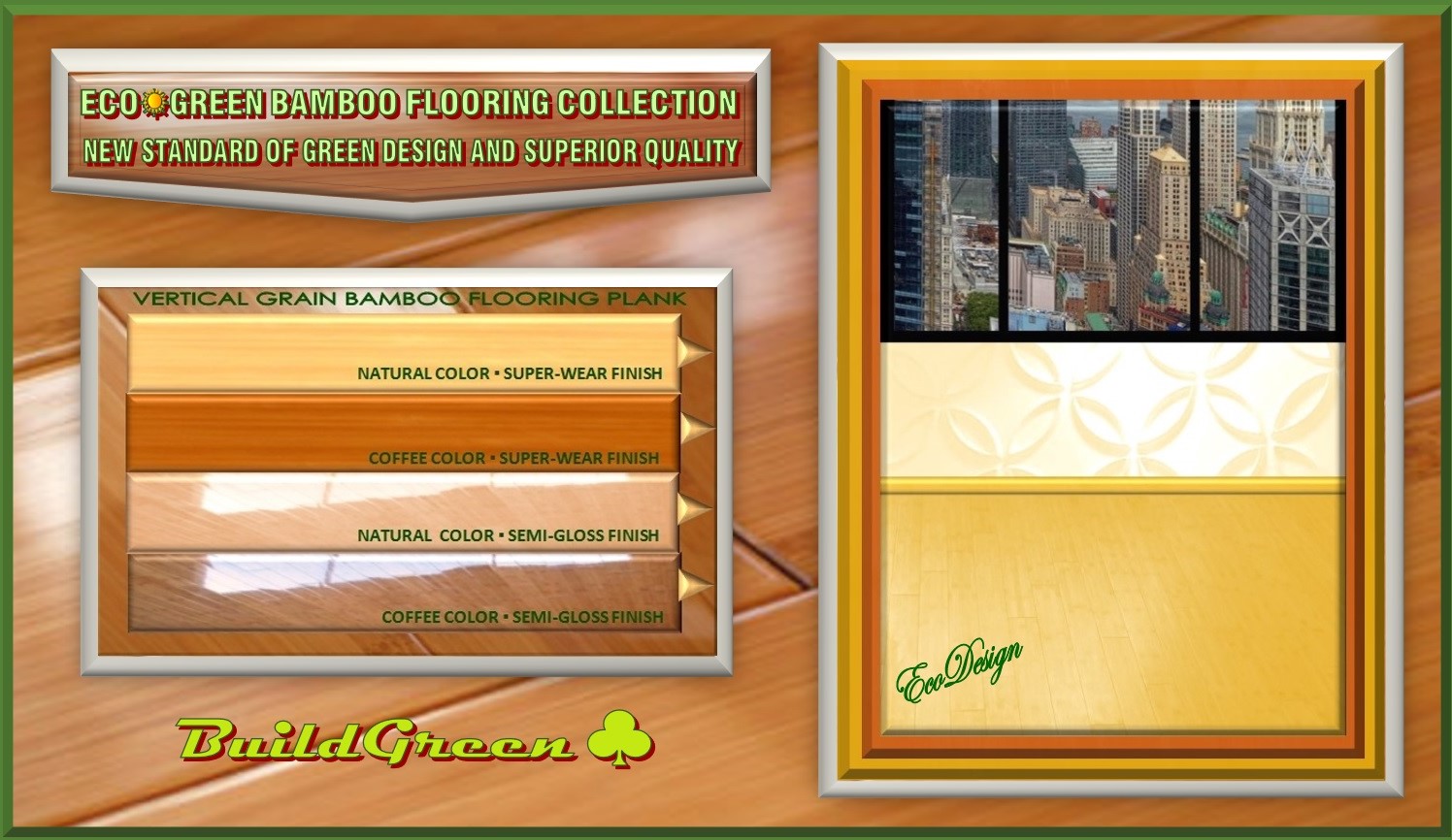 Floor Fantasy Bamboo Flooring Product Preview - Vertical, Natural, Super-Wear